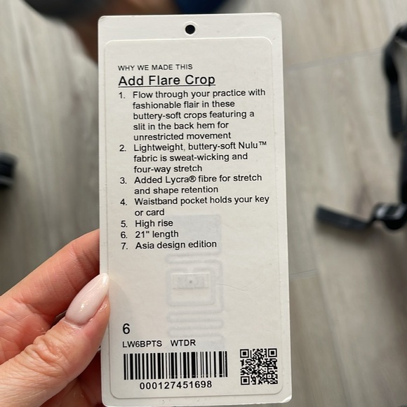 lululemon Add Flare High Rise Crop 21” *NULU - Picture 7 of 7